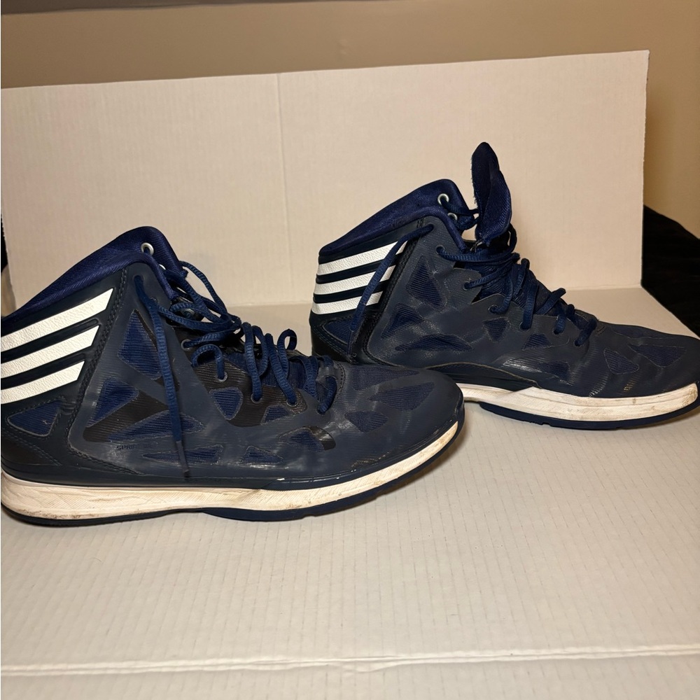 Adidas Mens Sprint Frame Sprim Web High Top Basketball Shoes (Sneakers)